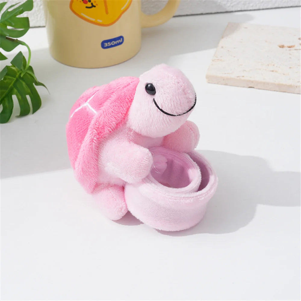 Mini Turtle Plush Slap Bracelet