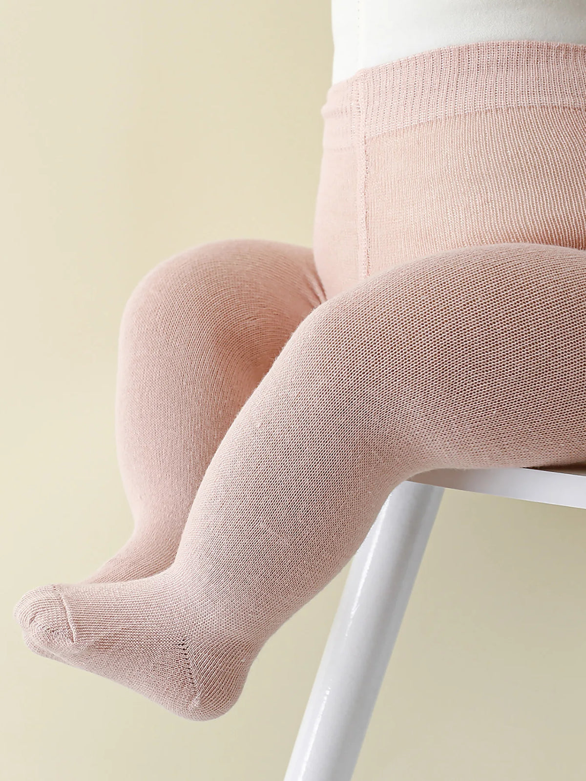 Baby Girl Solid Color Tights