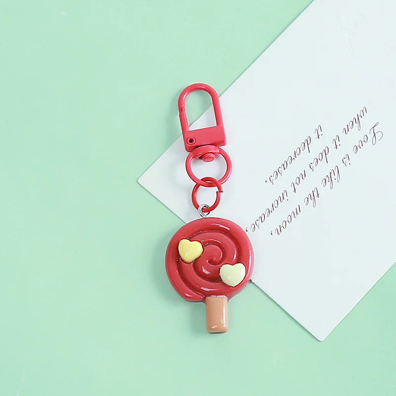 Resin Lollipop Bag Charm