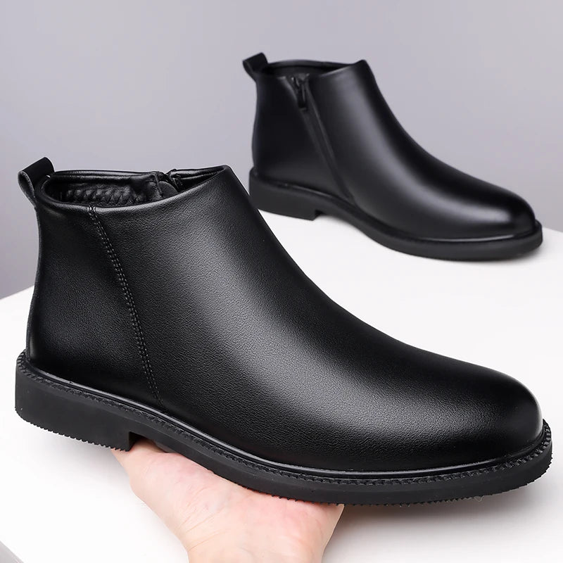Men's Genuine Leather Chelsea Boots