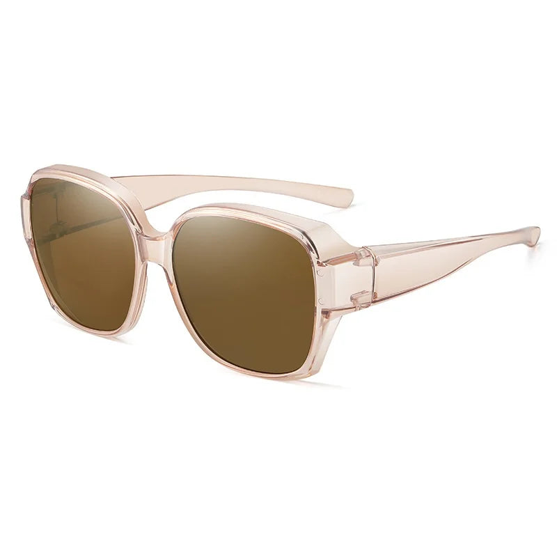 Fit-Over Polarized Wraparound Sunglasses