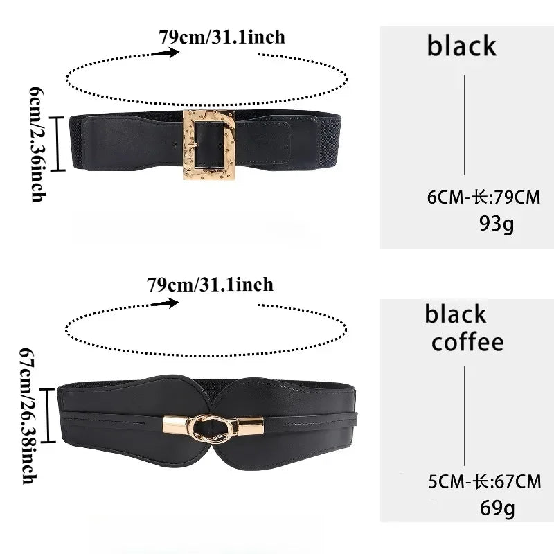 Women's Stretch Waist Cincher Belt