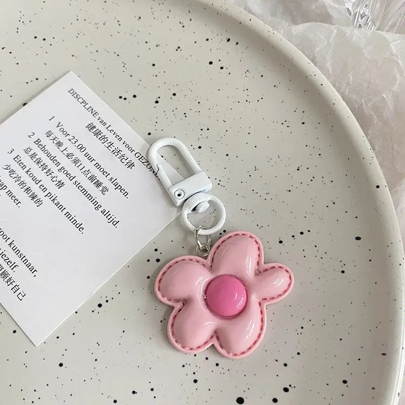 Cartoon Flower Keychain