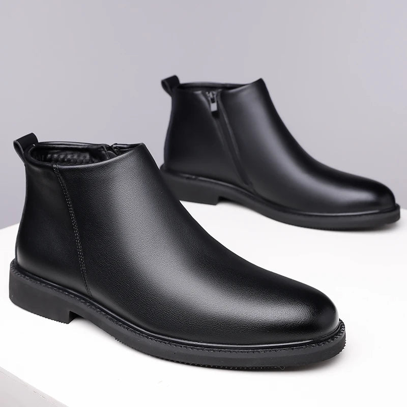 Men's Genuine Leather Chelsea Boots