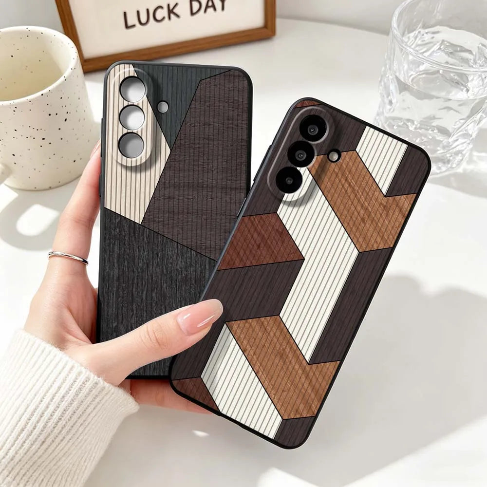 🌳 Vintage Wood Grain Phone Case