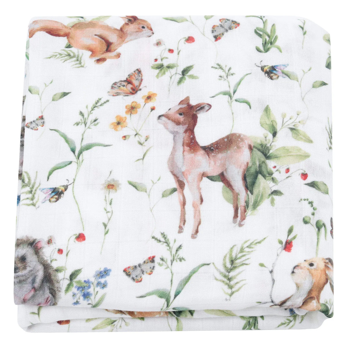 Bamboo Muslin Baby Swaddle Blanket 120cm