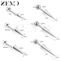 Steel Spike Cartilage Stud (18G, 1 Pc)