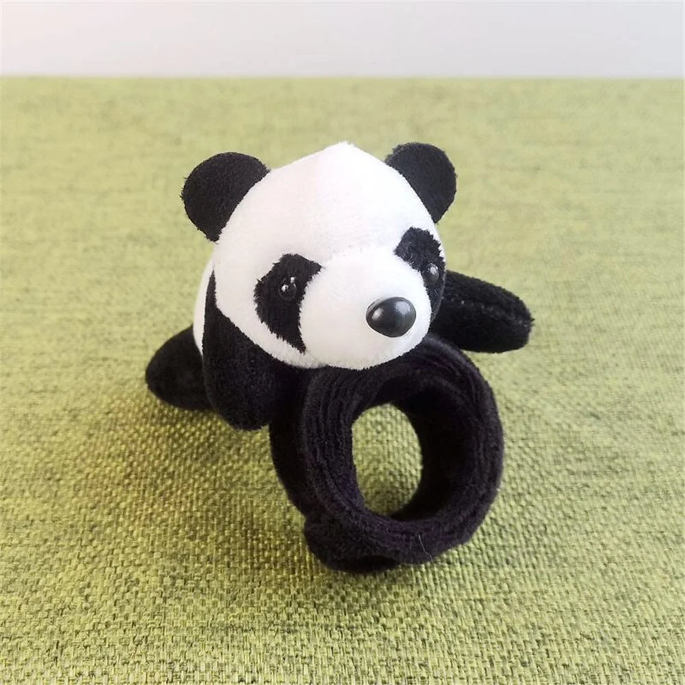 Mini Panda Plush Slap Bracelet