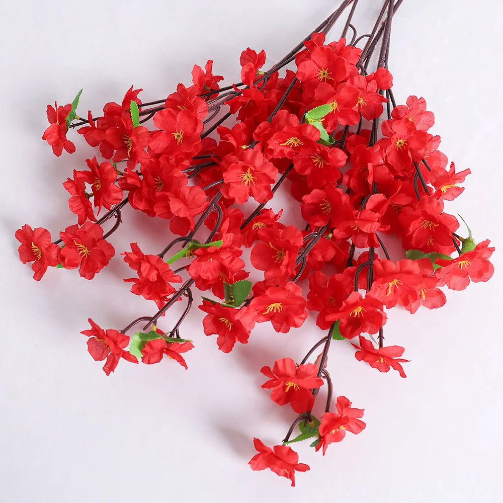 Artificial Peach Blossom Bouquet