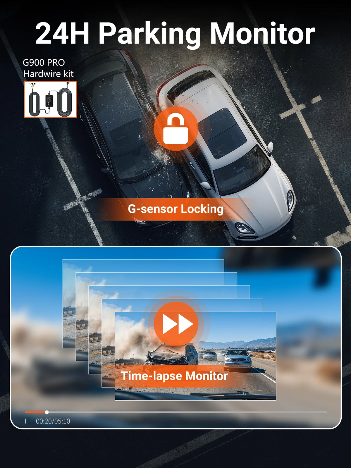 📹 4K Dual Dash Cam