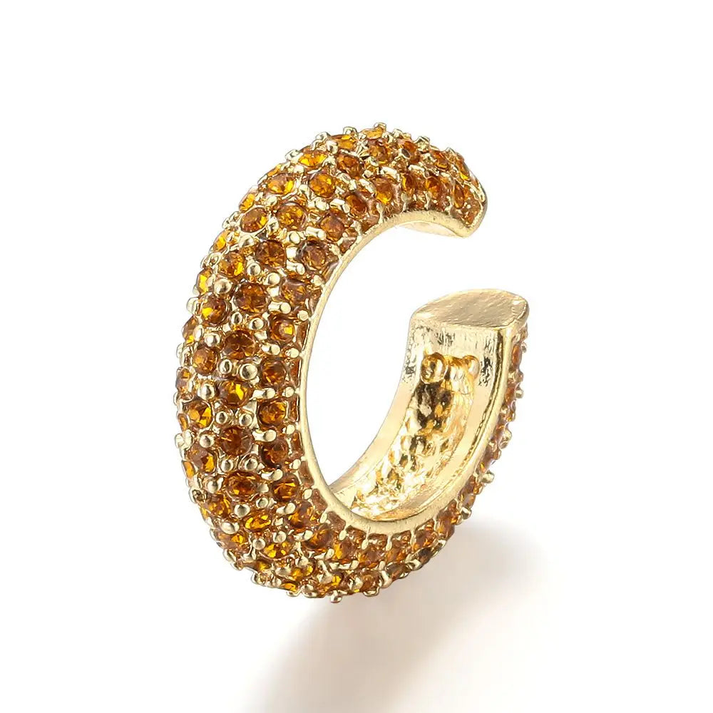 Rhinestone C-Shape Ear Cuff (1 Pc)