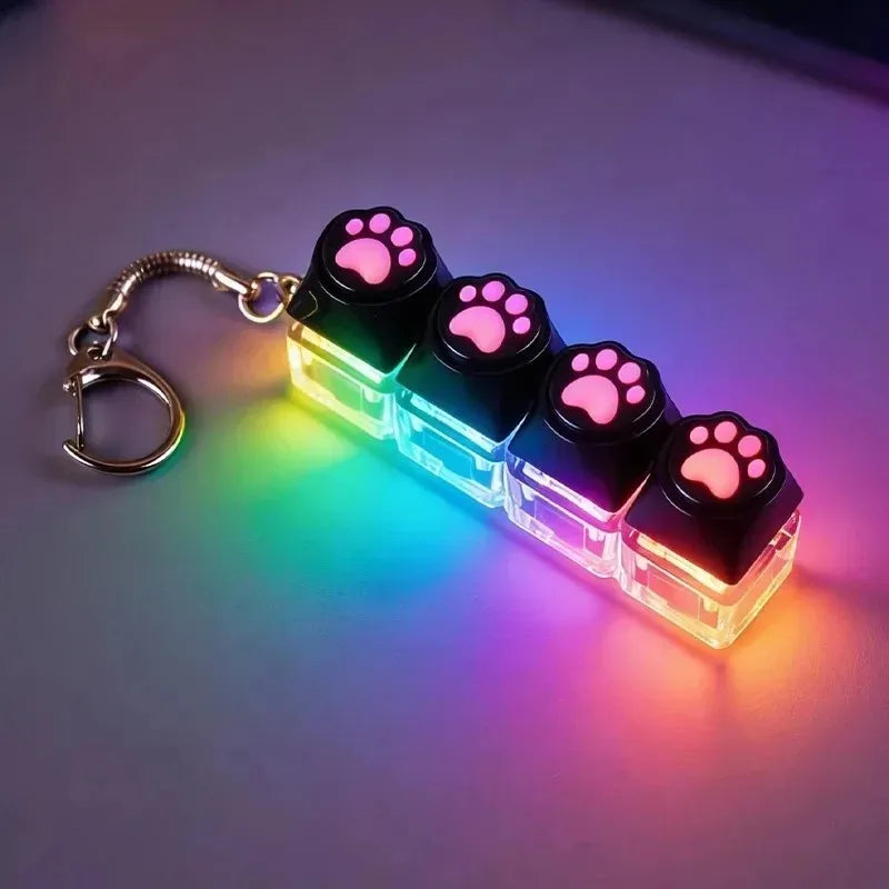LED Keyboard Clicker Keychain