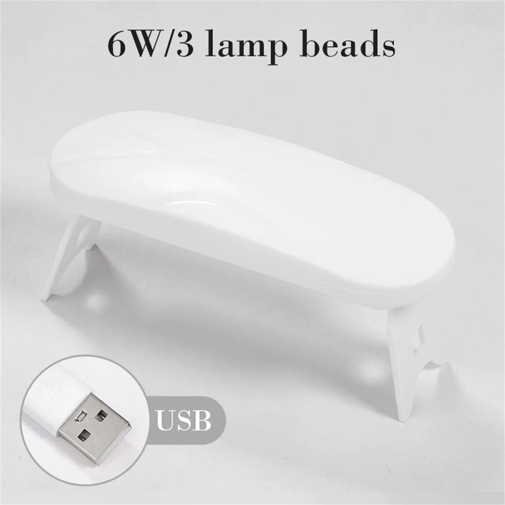 6W Mini UV LED Nail Dryer Lamp