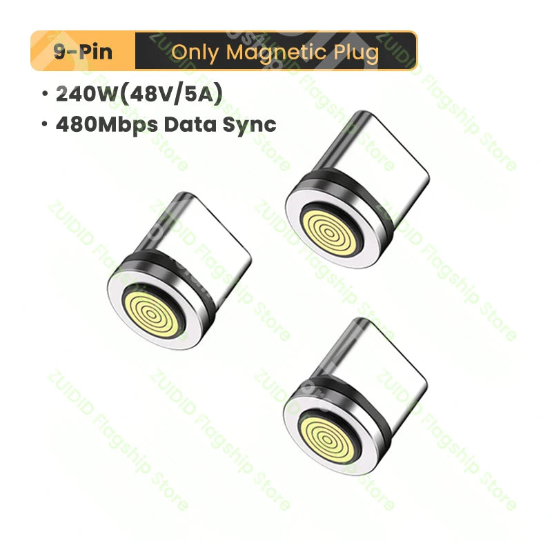 📟 240W Digital Display USB-C Magnetic Adapter