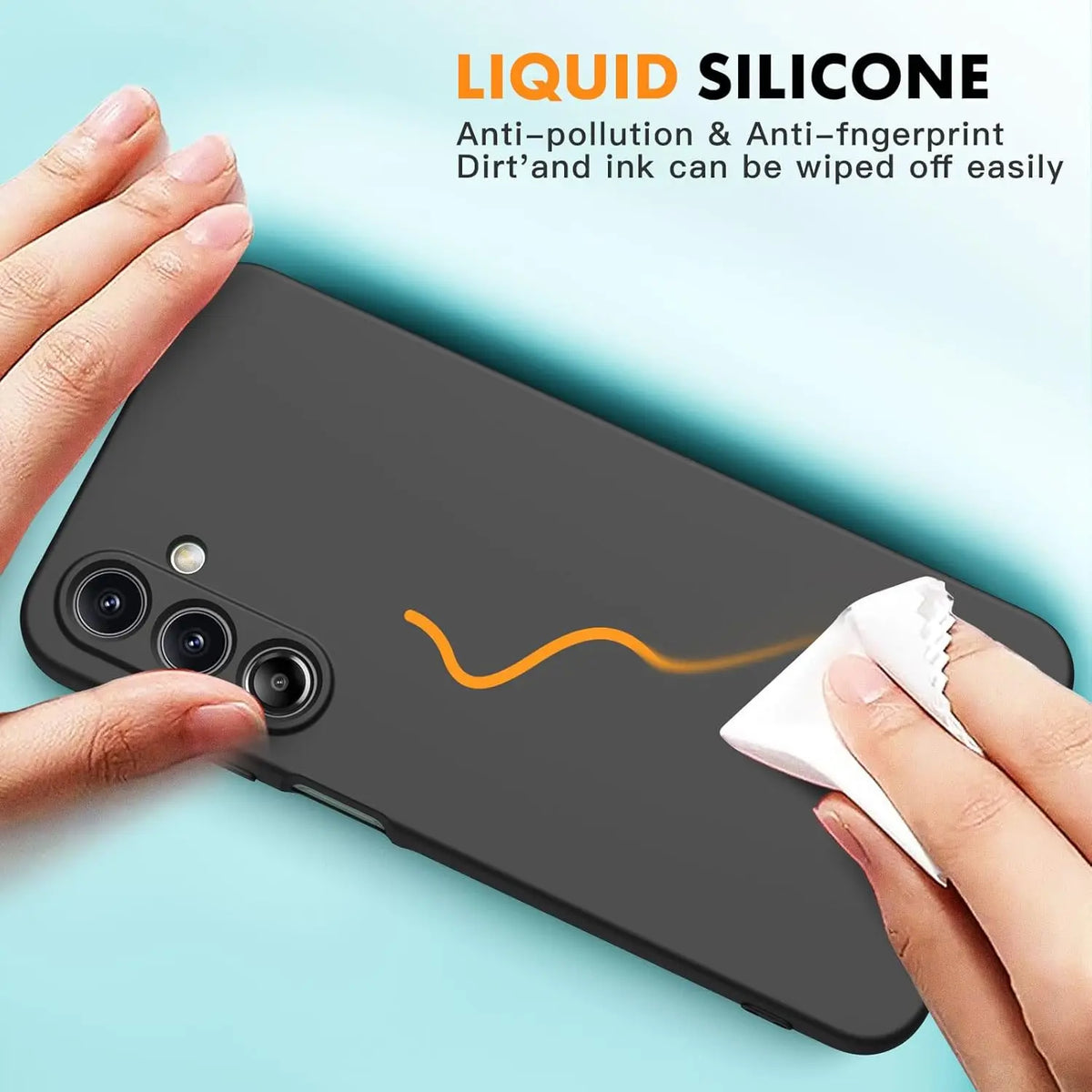 🖤 Silicone Shockproof Phone Case