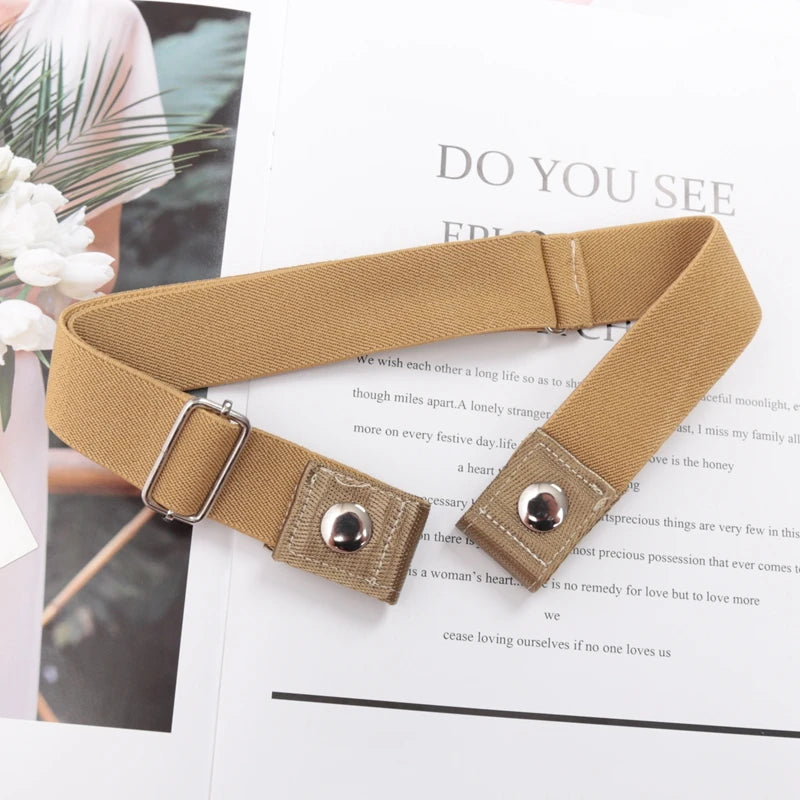 Buckle-Free Stretch Elastic Belt