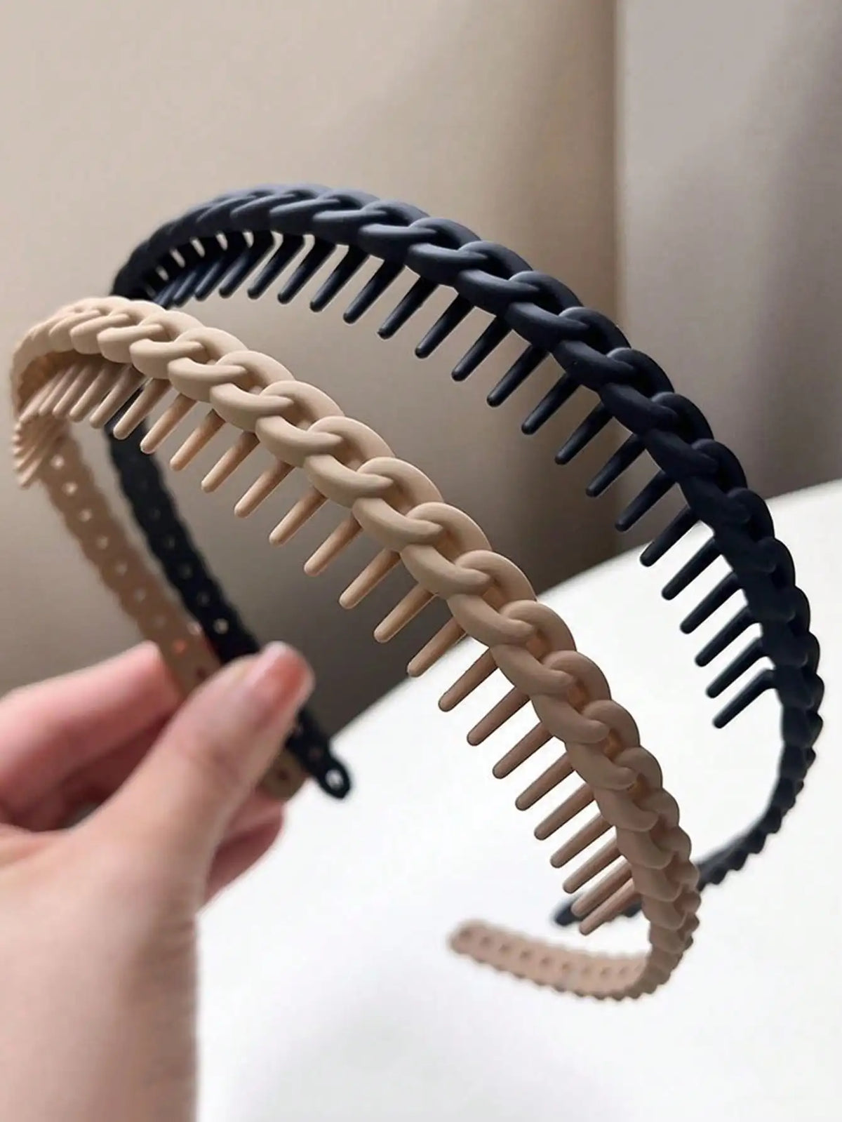 Multicolor Wave Tooth Hairbands