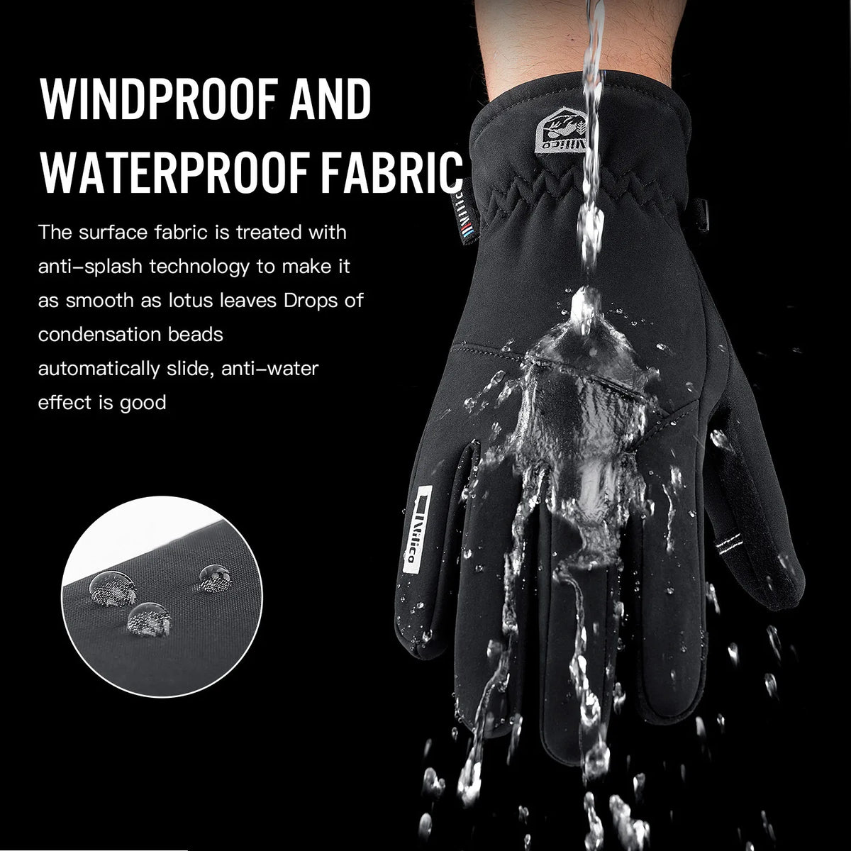 Waterproof Touchscreen Cycling Gloves