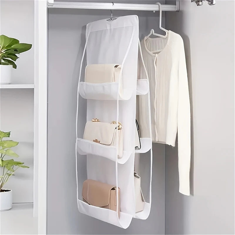 Hanging Handbag Organizer with Pockets