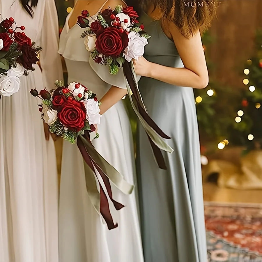 Artificial Roses with Stems – 25 Pcs