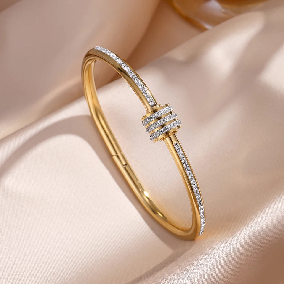✨ ZAKOL Sparkling Zirconia Bracelet Set