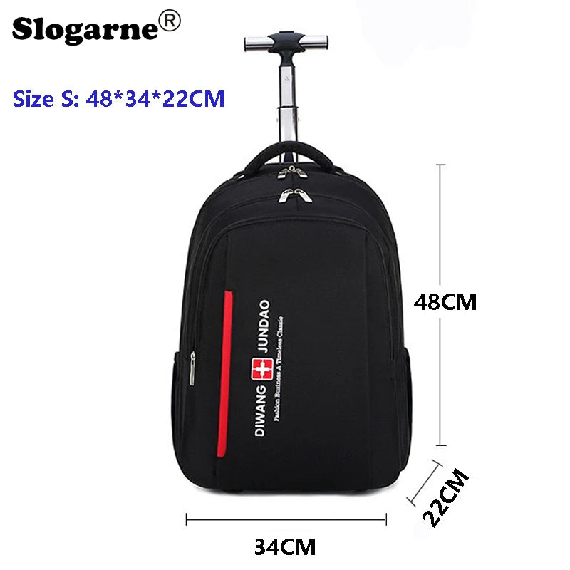 Rolling Backpack with Wheels
