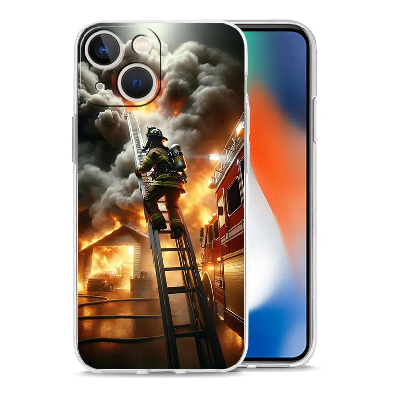 Firefighter Clear iPhone Case