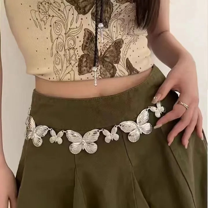 Butterfly Metal Waist Chain Belt