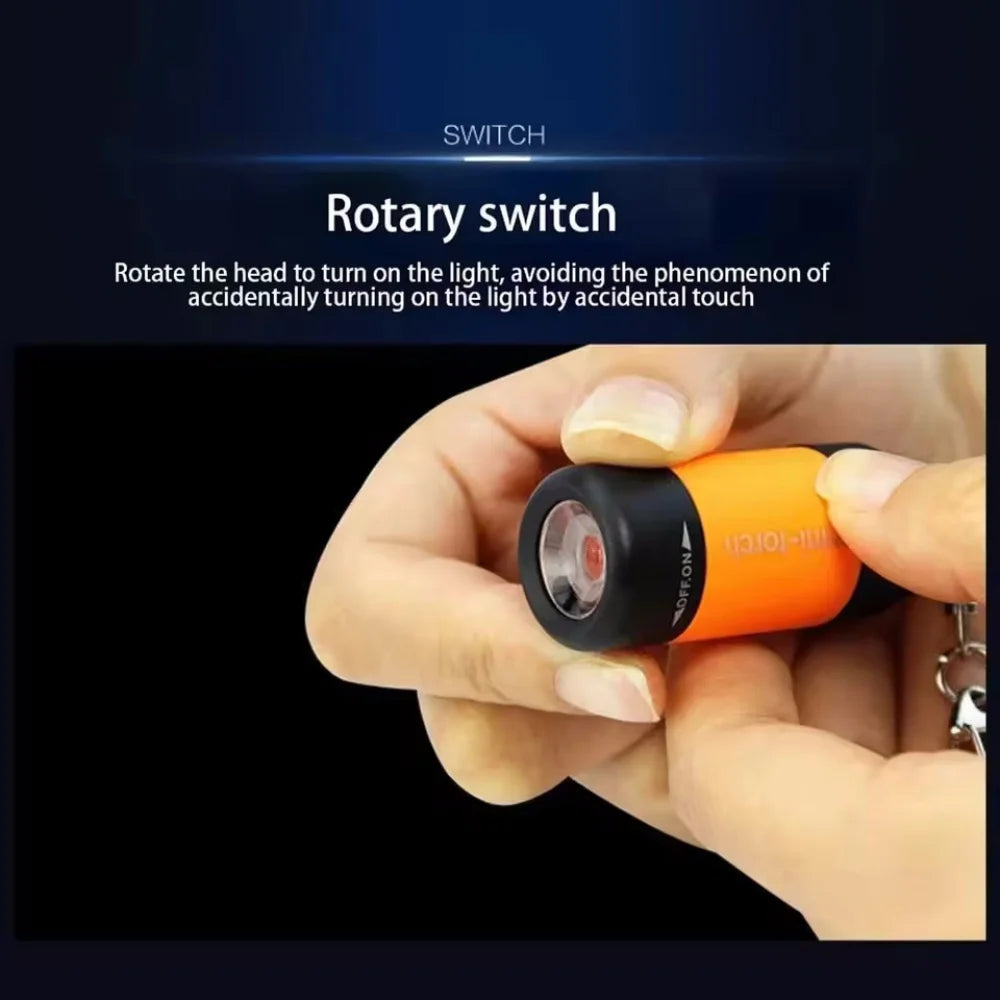 🔦 USB Rechargeable Mini Flashlight