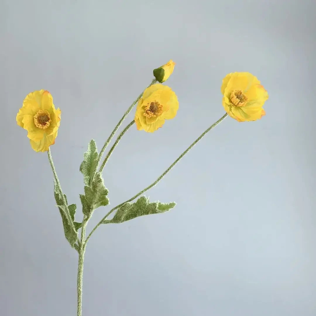 Artificial Poppy Flowers
