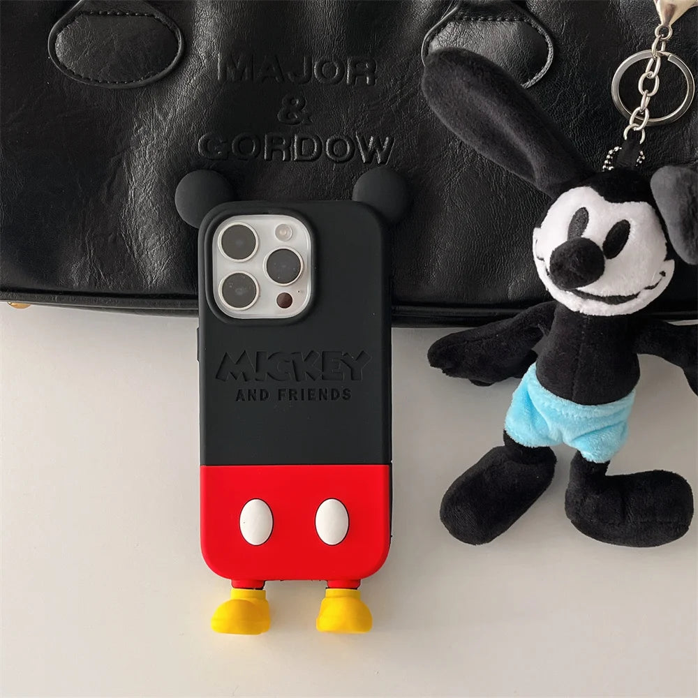 3D Cartoon Silicone iPhone Case