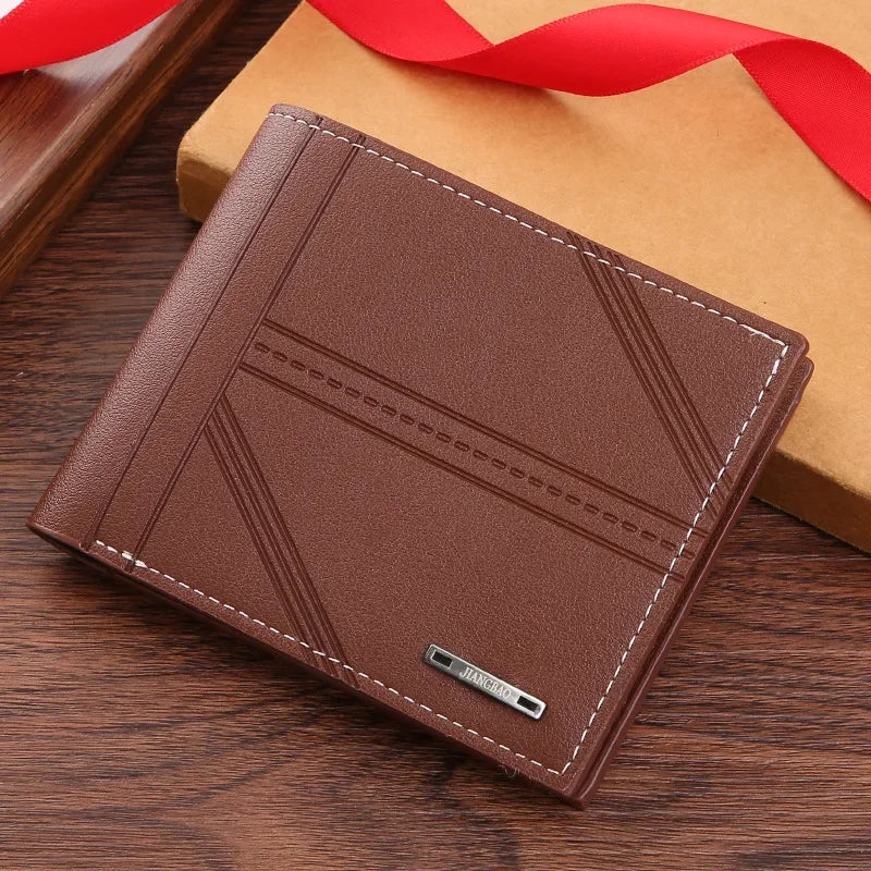 Men's Frosted Leather Wallet