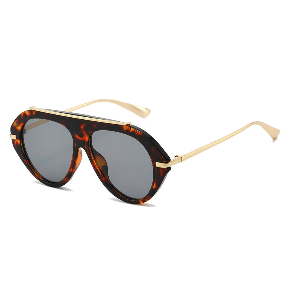 Women's Oversized Oval Gradient Sunglasses
