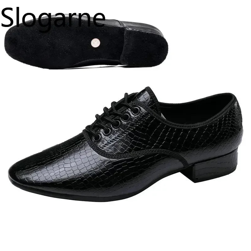 Men's White Ballroom Dance Shoes