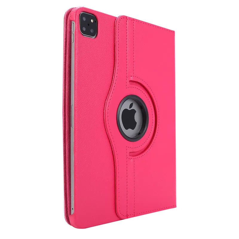 🔄 360° Leather Stand Case