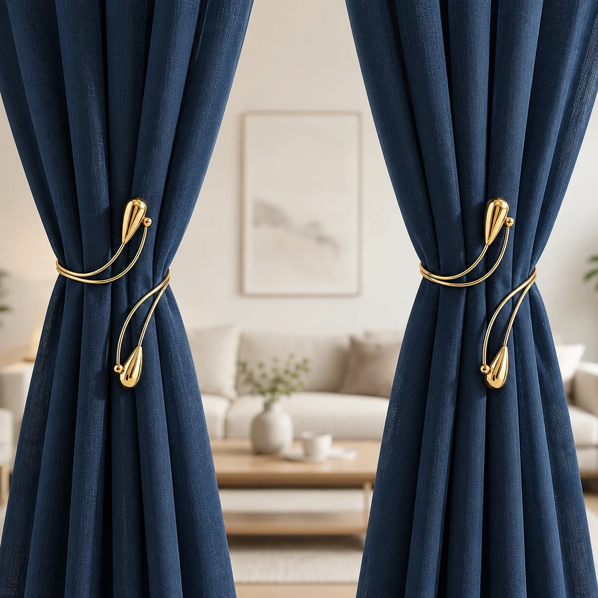Water Drop Curtain Tiebacks – 2 Pcs