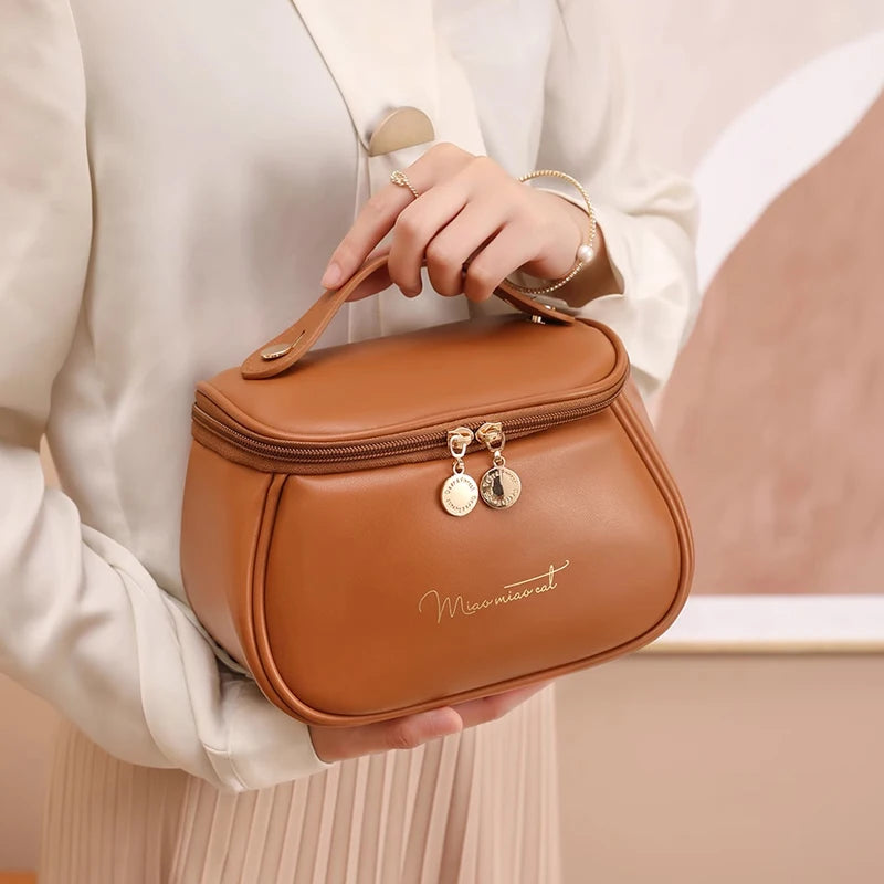PU Leather Travel Cosmetic Bag