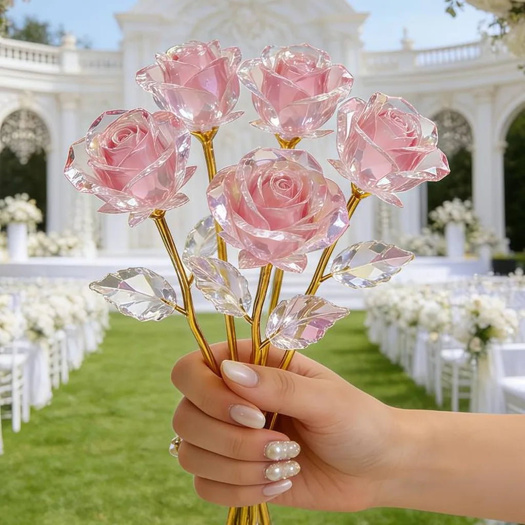 Transparent Decorative Rose