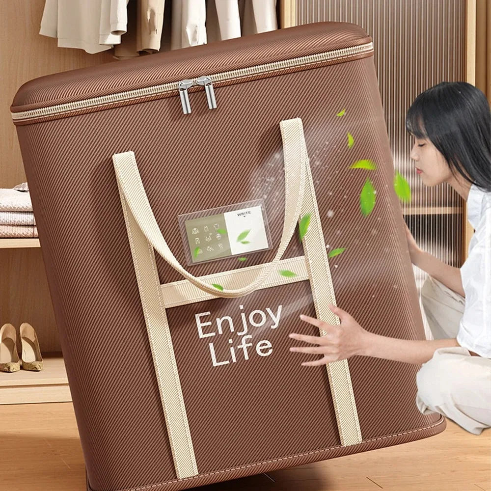 Large Zip Storage Bags with Handles