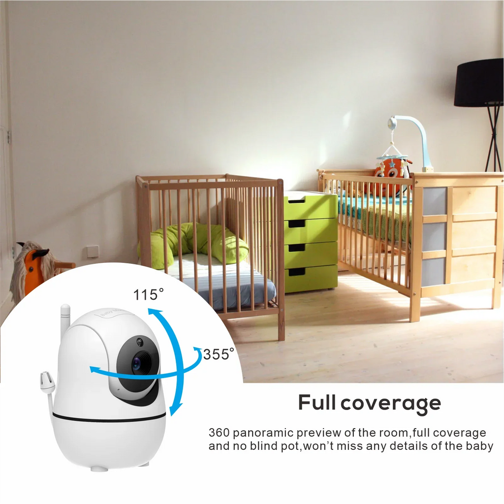 5" Video Baby Monitor with 4X Zoom