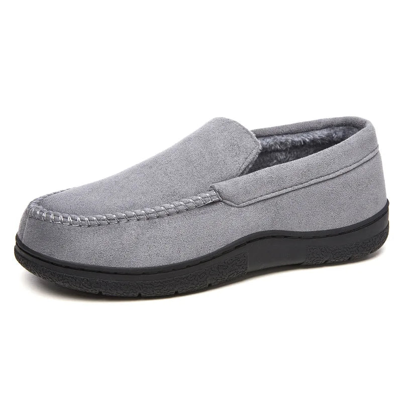 Men's Warm Plush Slip-On Shoes