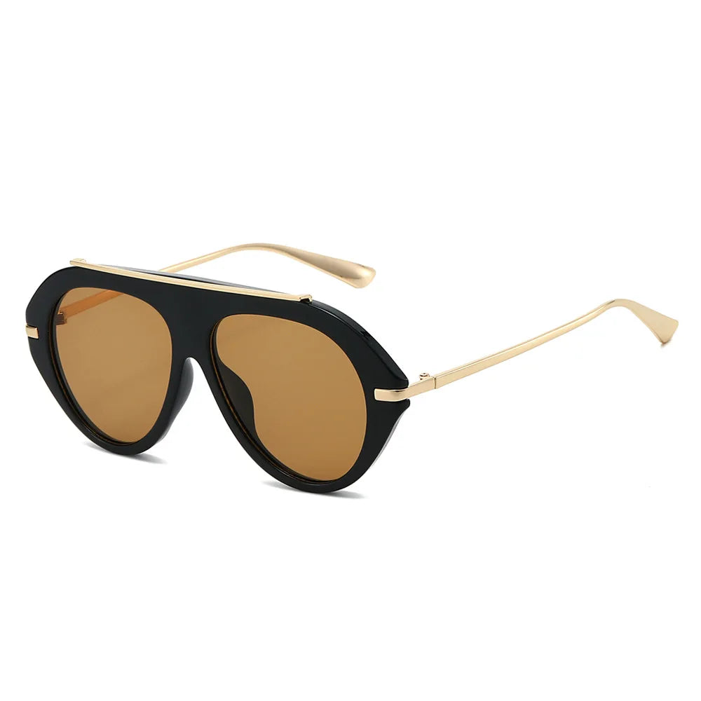 Women's Oversized Oval Gradient Sunglasses