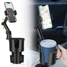 🚗 Multifunctional Car Cup Holder Phone Mount
