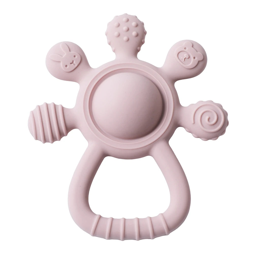 BPA-Free Silicone Teether Rattle
