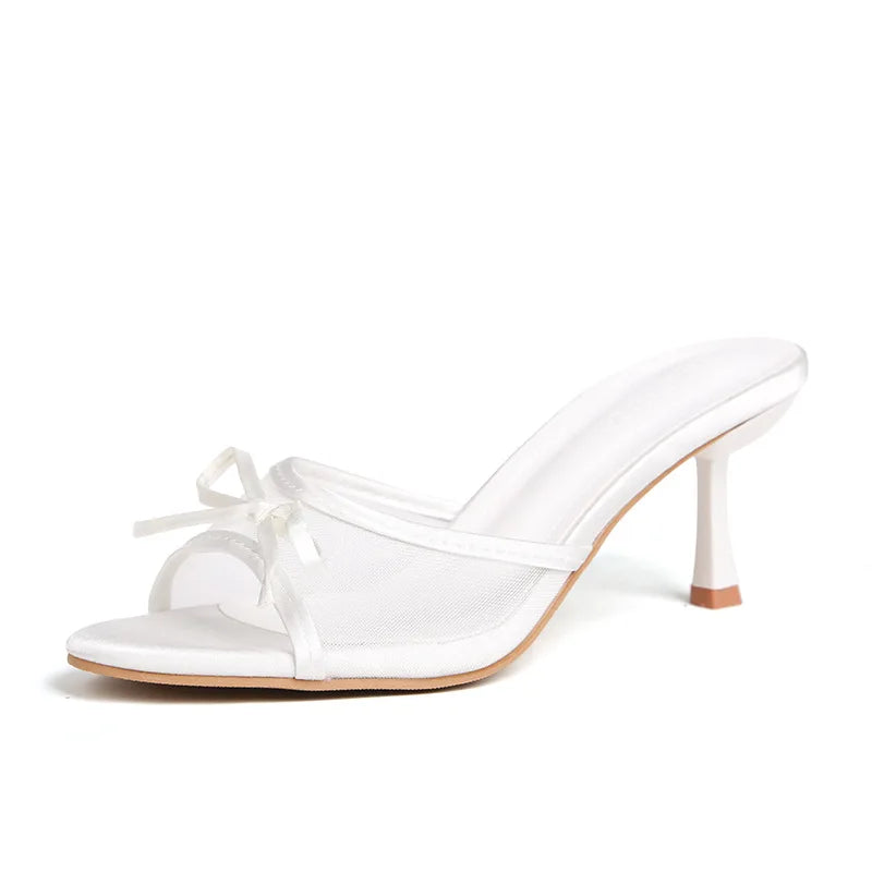 Women's Butterfly-Knot High-Heel Sandals