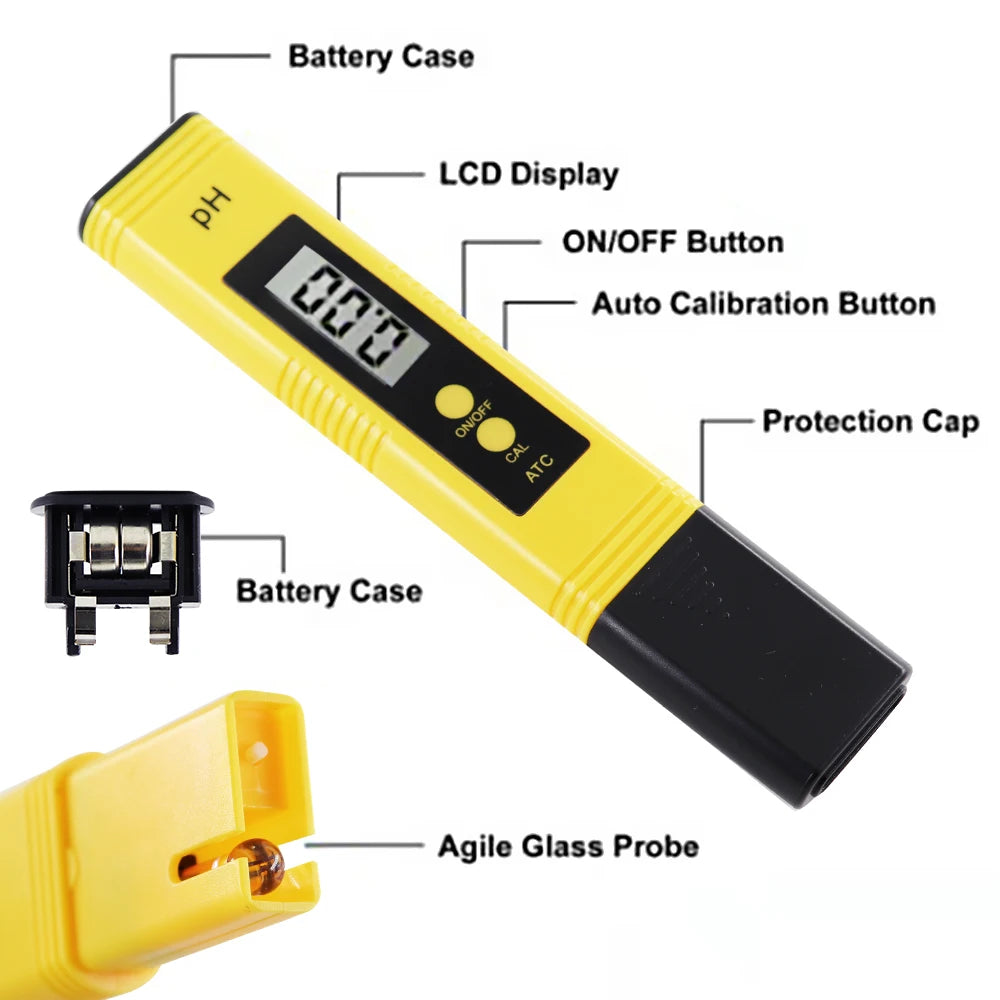 💧 Digital pH Water Tester