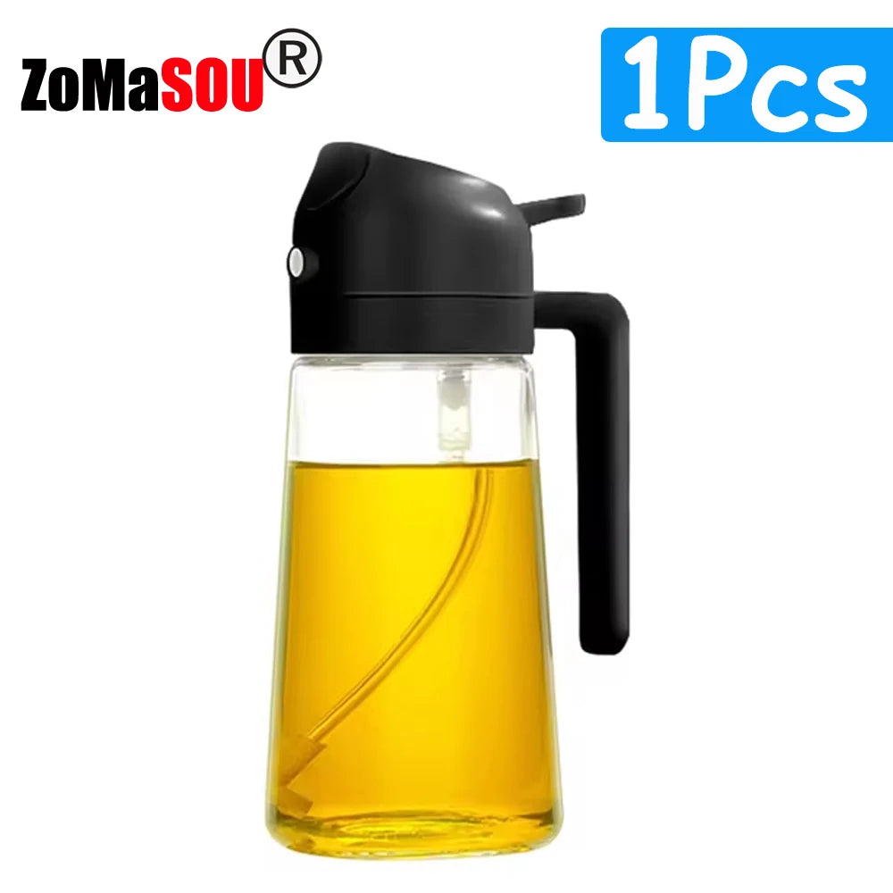2-in-1 Oil Sprayer & Pourer Bottle