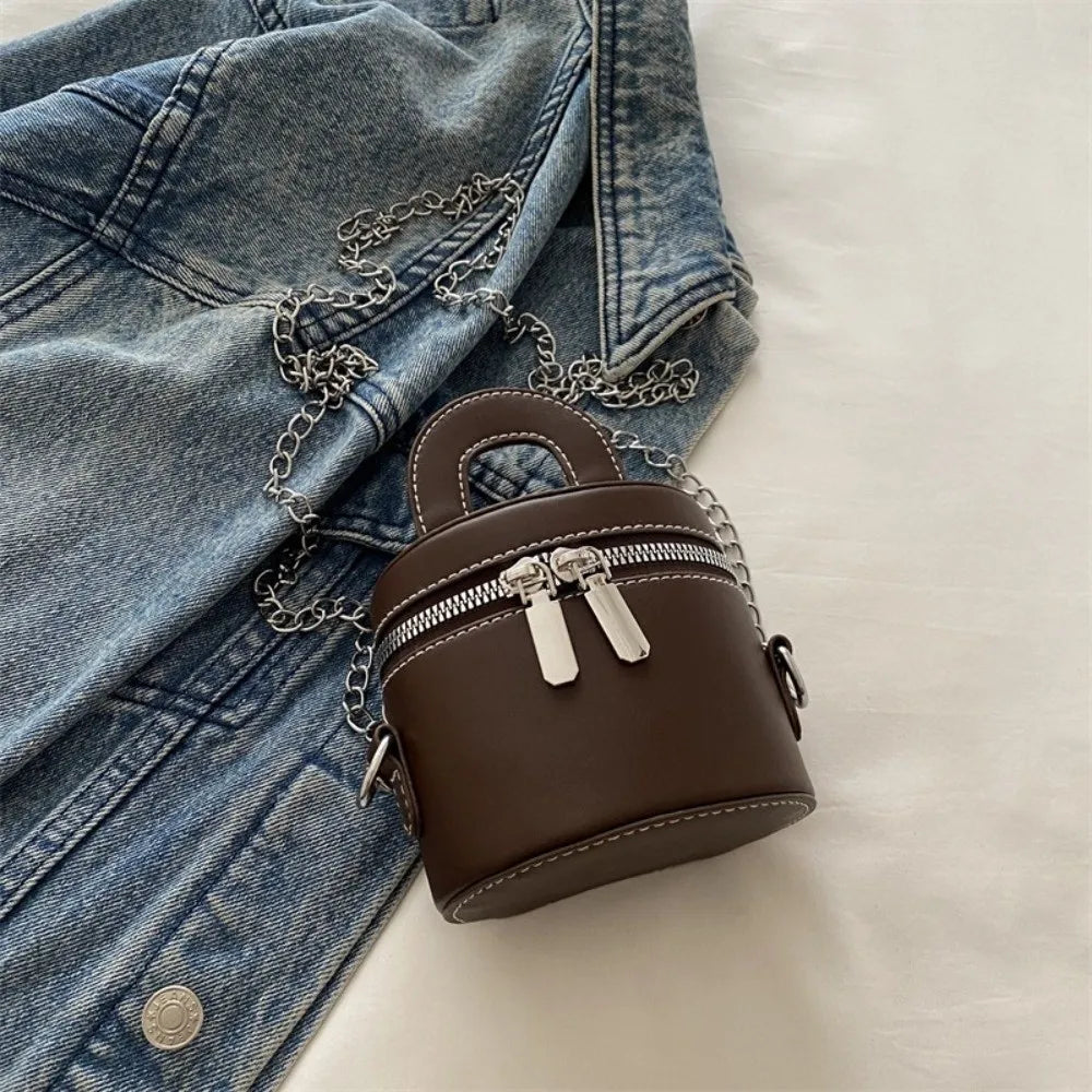 Mini Chain Box Crossbody Bag