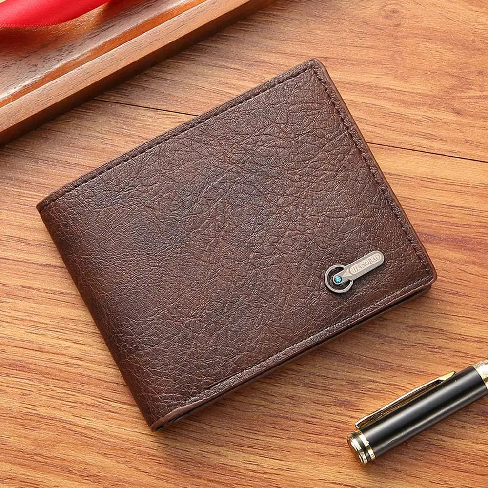 Lychee Texture Men's Wallet