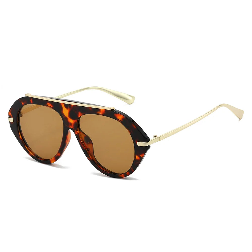 Women's Oversized Oval Gradient Sunglasses